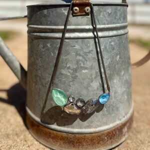 Elegant Multi-Color 12" Choker Style Necklace